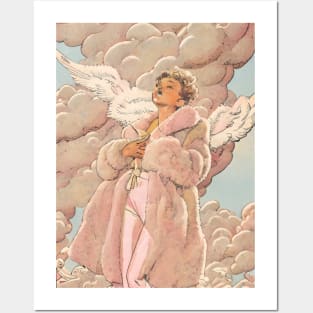 Angel in Pink Posters and Art